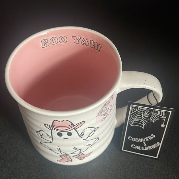 Pink Ghost Boo Yah Mug - Picture 2 of 2